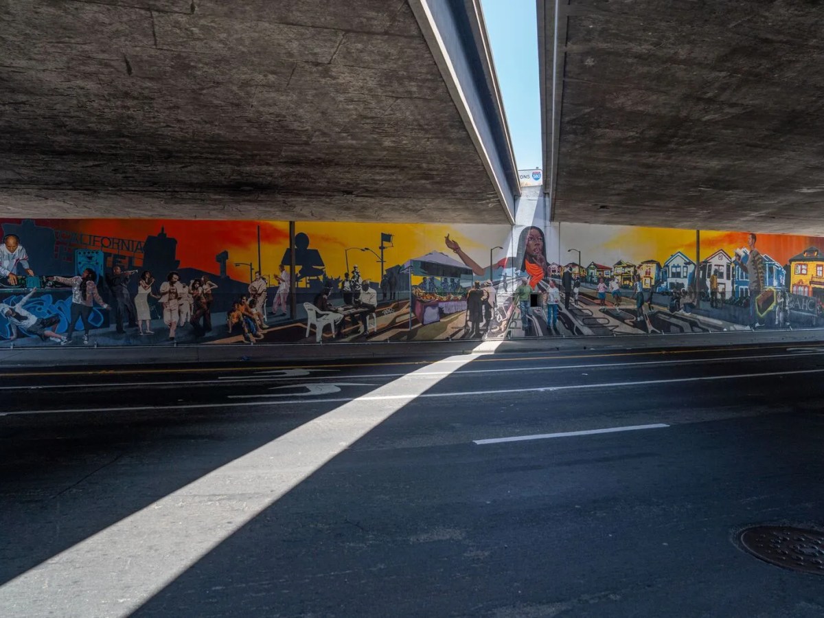 Photos: These dazzling West Oakland murals ask, ‘If you were a superhero, how would you fix your community?’