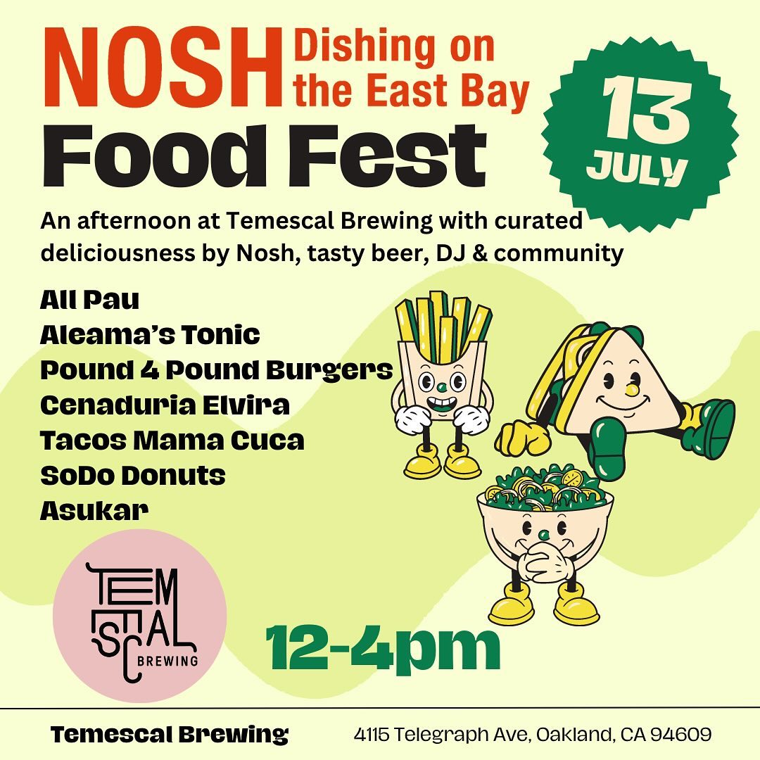 The Nosh team ate its way through the East Bay and is bringing together some favorite finds for our first ever Food Fest! 🍔🌮🧆🍩