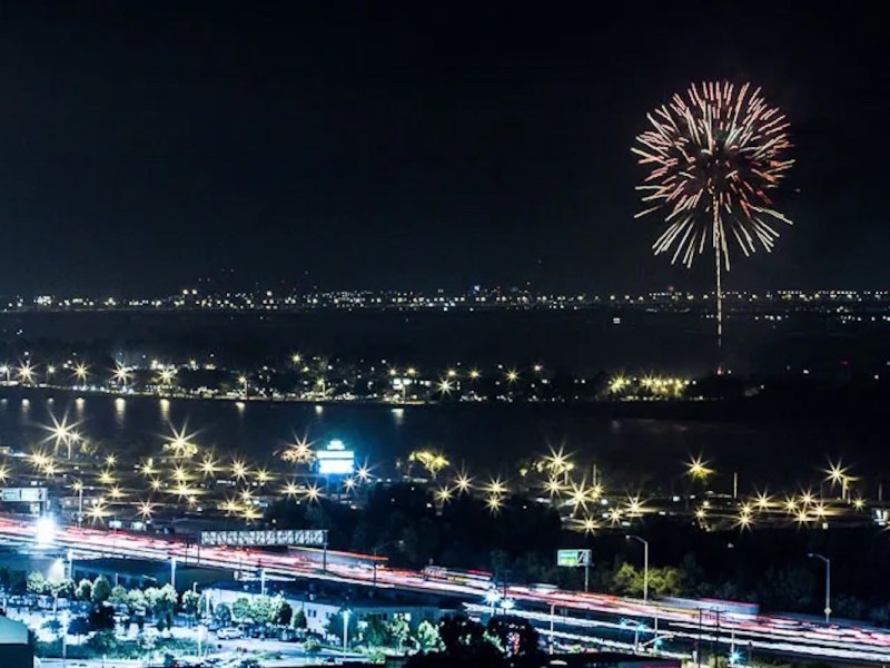 Those loud popping noises you just heard—fireworks or gunshots?